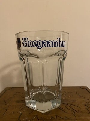 Hoegaarden Beer Glass 0.5l  Large M16 Big   Heavy Man Cave Brewiana Gift Idea - Image 1 of 3