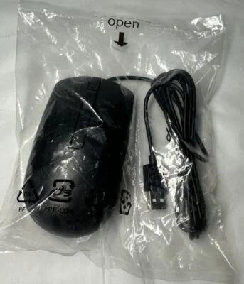 NEW Dell Optical Mouse MS116 CN-049PRO Black USB Scroll Wheel Genuine OEM - Image 1 of 3