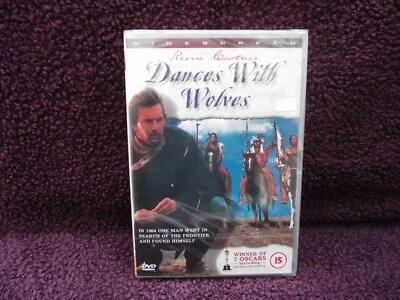 Dances With Wolves DVD (1990) Kevin Costner, Mary McDonnell, Graham Greene, New - Image 1 of 2