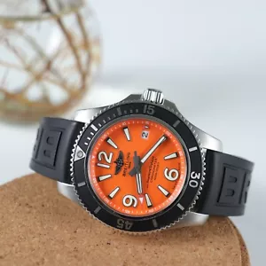 Breitling Superocean 42 Orange | Box & Papers | Ref. A17366 - Picture 1 of 17