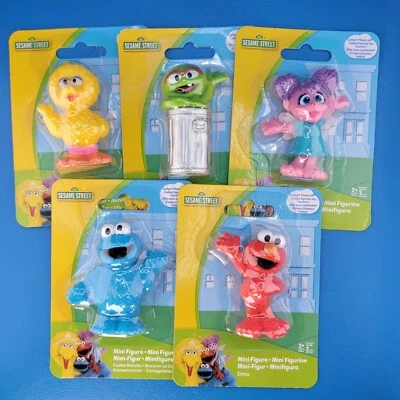 Sesame Street Grover Galleta Monstruo Abby Big Bird Elmo Mini Figuras Decoración para Pasteles Foto 1 de 4