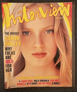 Vintage Andy Warhol’s Interview Magazine September  1999 Sarah Polley Snoop Dog