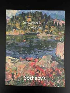 Sotheby's Auktion: Swiss Art, 14. Juni 2010, Zürich - Bild 1 von 1