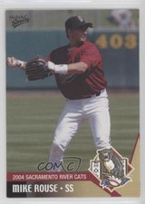 2004 MultiAd Sports Sacramento River Cats Mike Rouse #19 Rookie RC