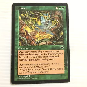 Aluren - MTG Rare Card Magic The Gathering Tempest Rare - Picture 1 of 3
