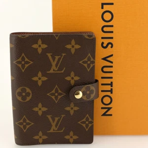 【Unused】LOUIS VUITTON Agenda PM Monogram R20005 Diary Cover RFID IC Chip - Picture 1 of 8