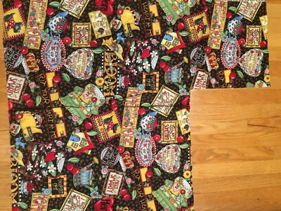SCRAP 17" X 21"MARY ENGELBREIT FABRIC FOR MASKS, QUITS, ETC - Image 1 of 3