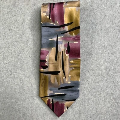 Галстук J. Garcia шелковый с видом на пустыню ограниченный выпуск классический бежевый - Изображение 1 из 4