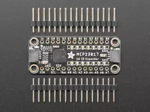 Adafruit MCP23017 I2C GPIO Expander Breakout - STEMMA QT / Qwiic - Bild 1 von 4
