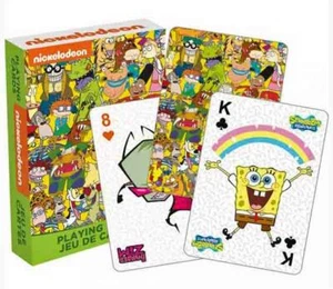NICKELODEON CAST Retro 90's collection SPONGEBOB, RUGRATS etc. Playing Cards - Bild 1 von 5