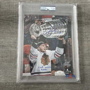 Foto firmata Patrick Kane autografo 8x10 PSA SLABBED COA Chicago Blackhawks - Foto 1 di 2
