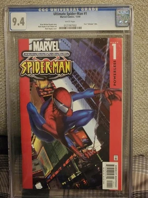 Ultimate Spider-Man (2000) No1 CGC 9.8 Marvel Comics 1-й комикс «Ultimate» - Изображение 1 из 2