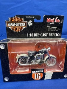 Maisto 1:18 Die-Cast Harley-Davidson 1958 Duo Glide Motorcycle  Series 14 2003 - Picture 1 of 13