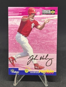 John Mabry - RC Rookie - Silver Signature 1995 Upper Deck Collector's Choice #21 - Picture 1 of 10