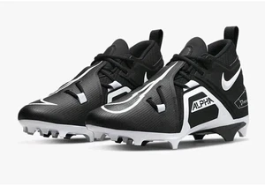 Crampons de football homme Nike Alpha Menace Pro 3 taille 10 noir blanc CT6649-001 - Photo 1/6
