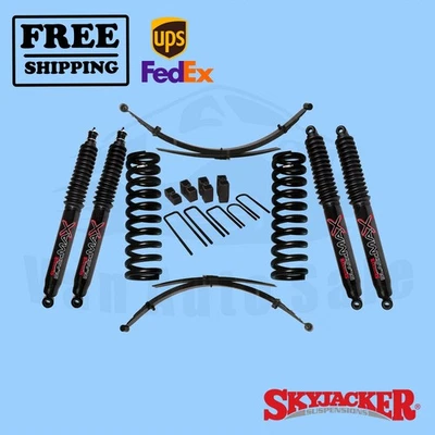 Amortiguadores Skyjacker MAX negros sistema de elevación de suspensión de 4" para Ford Bronco 1978-1979 Foto 1 de 3