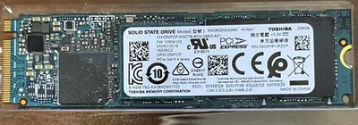 Твердотельный накопитель Toshiba KXG50ZNV256G 256 ГБ NVMe PCIe 3.0 x 4 M.2 2280 SSD - Изображение 1 из 4
