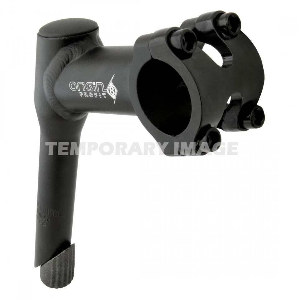 Origin8 Pro Fit Quill Stem Quill Bar Clamp 31.8mm 25 Deg Black Aluminum MTB - Image 1 of 2
