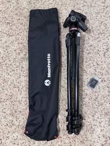MINT - Manfrotto 290 xtra aluminum tripod MT290XTA3US with 3-way head MH804-34US - Picture 1 of 13