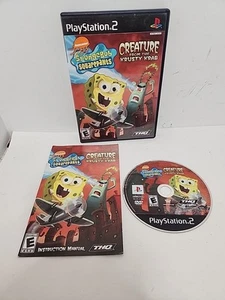 SpongeBob Squarepants Creature from the Krusty Krab Sony PS2,2006 CIB *Tested* - Picture 1 of 4