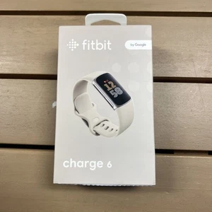 Fitbit Charge 6 Fitness Tracker Smartwatch Porcelain New! - Picture 1 of 4