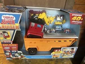Thomas & Friends Super Cruiser Spielset 2-in-1 großes Fahrzeug und Rennbahn Set Neu in OVP - Bild 1 von 5