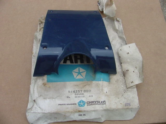 1966 Plymouth Fury I II III VIP Steering Column COVER Dark Blue NOS MoPar Chryco - Image 1 of 1