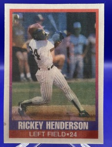 1989 Sportflics Rickey Henderson #145 Yankees!!!