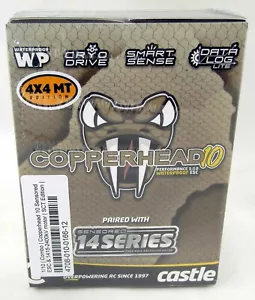Copperhead 10, 16.8V ESC w/1415-2400Kv Sensored Motor 4X4 Monster Truck Edition - Picture 1 of 6