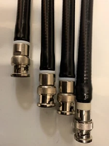 (4) 7-1/2" Radio Antenna with Amphenol 31-202-1010 Connector - Picture 1 of 4