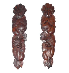 Verzierungen Holzornamente Flachrelief Möbel Antik Gründerzeit von 1880 #6508 - Bild 1 von 5