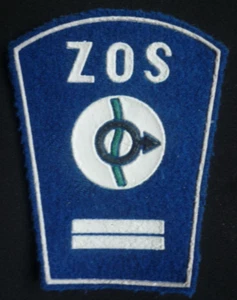 COMMUNIST POLAND CIVIL DEFENCE SERVICE ARM PATCH RECONNAISSANCE SERVICE. - Picture 1 of 1