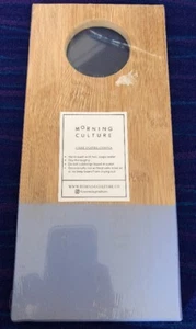 NEW MORNING CULTURE Dipped Bamboo Cutting Board 12 x 5 1/2 in - Picture 1 of 4