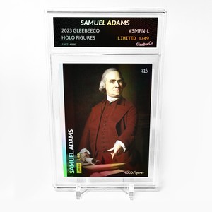 SAMUEL ADAMS Art Card 2023 GleeBeeCo Holo Figures #SMFN-L /49 Made