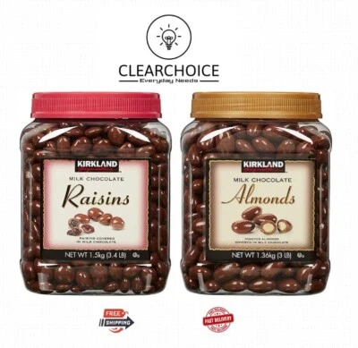 Kirkland Signaturee Milk Chocolate Almonds & Milk Chocolate Raisins - USA FRESH - Image 1 of 4