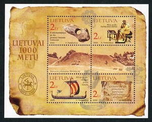 Lithuania Block Number 25 MNH - Picture 1 of 1