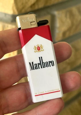 Vintage Marlboro Cigarette Lighter Cowboy advertising - Image 1 of 4