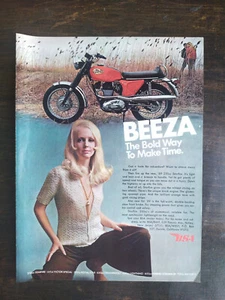 De colección 1969 BSA Beezer 250cc Starfire motocicleta página completa anuncio original 1223 - Imagen 1 de 1