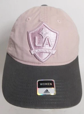 Gorra LA Galaxy Mujer S/M Juvenil Los Angeles Fútbol MLS Adidas Correa Rosa Gorra Foto 1 de 4