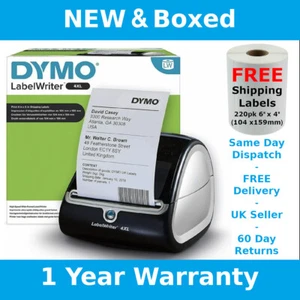 Dymo LabelWriter 4XL stampante termica etichette 4x6 etichette spedizione NUOVO + GARANZIA fA - Foto 1 di 11