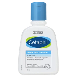 Cetaphil Gentle Skin Cleanser 125mL Sensitive Skin Soap and Fragrance Free - Picture 1 of 2