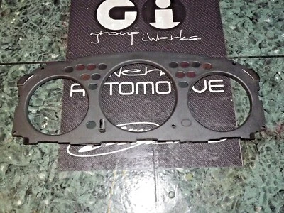 96-00 OEM Honda Civic EK dash gauge cluster visor cover trim overlay LX EX    - Image 1 of 4