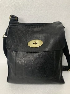 Vintage Mulberry Unisex Black Antony Messenger Large Bag VGC - Picture 1 of 24