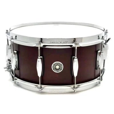 Gretsch Brooklyn Snare Drum 14x6.5 Satin Walnut - DCP Exclusive! - Image 1 of 4
