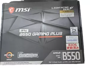 MSI B550 MPG GAMING PLUS Socket AM4 AMD B550 ATX DDR4 Motherboard DDR4 Nuevo - Imagen 1 de 6