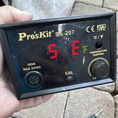 Pro'sKit SS-207Temperature Controlled Digital Soldering Station - Image 1 of 4