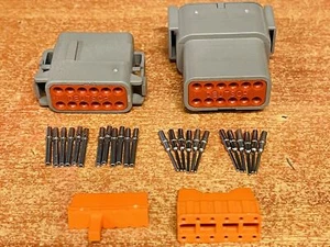 Deutsch DTM 12 Pin Motorsport Connector Kit - Solid Pins - Bild 1 von 12