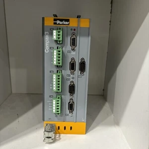 USED Parker S025V2F10 I12 T11 M12 Compax3 Brushless AC Servo Drive w Blocks (A3C - Picture 1 of 6