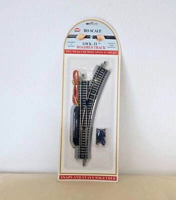 Model Power Roadbed Track HO Nickel Remote Switch Right 4562 New and Sealed - Image 1 of 2
