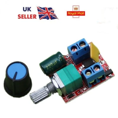 Mini DC Motor Speed Control Driver Board 3V-35V 5A PWM Controller / LED dimmer